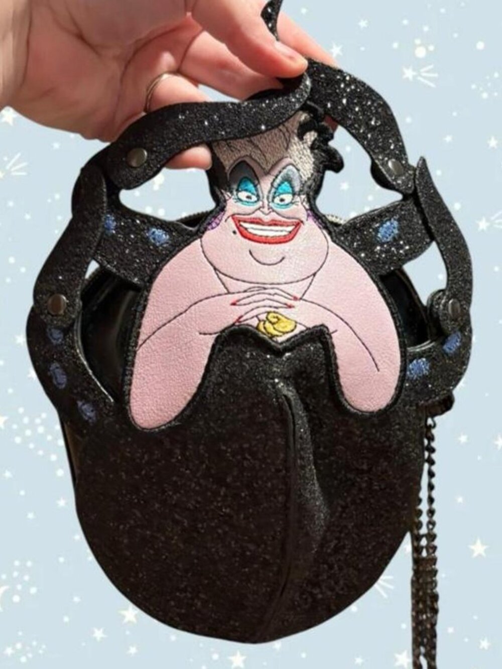 Rare Disney Villains Danielle Nicole Little Mermaid Ursula crossbody bag